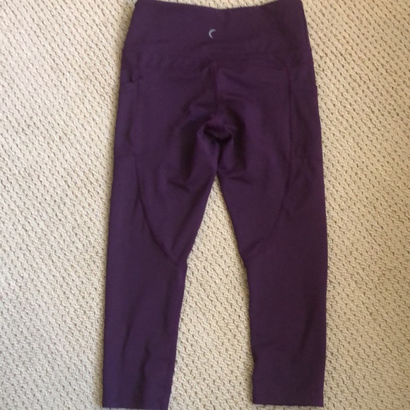 Zaiga active wine red maroon leggings with side pockets small 6-8 - Picture 5 of 5